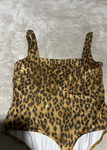 Leopar Desenli Kadın BODY - Görsel 2