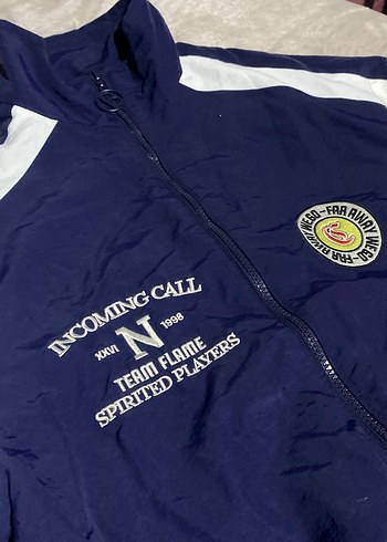 Mavi Fermuarlı  Spor Rüzgarlık - Görsel 3