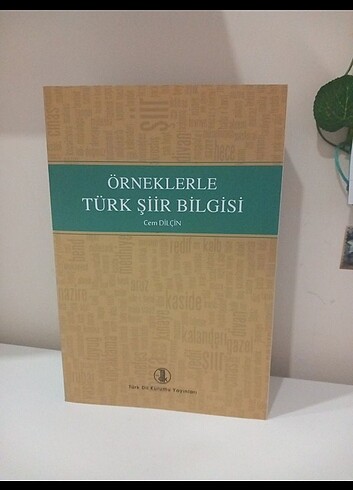 Örneklerle Türk Şiir Bilgisi Cem Dilçin tdk