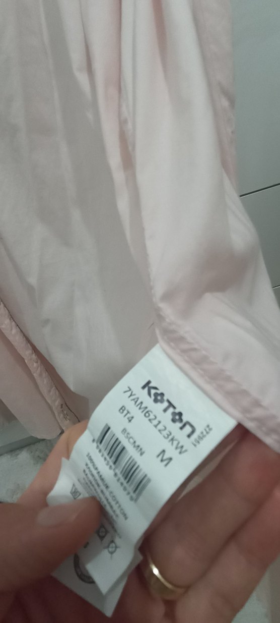 Toz pembe yazlık gömlek - Görsel 4