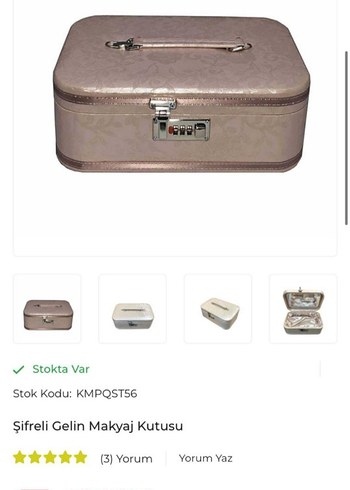 Pastel Pembe Makyaj Düzenleyici Kutusu - Görsel 2