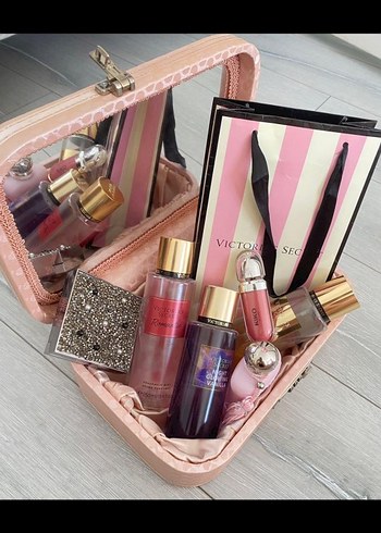 Pastel Pembe Makyaj Düzenleyici Kutusu - Görsel 3