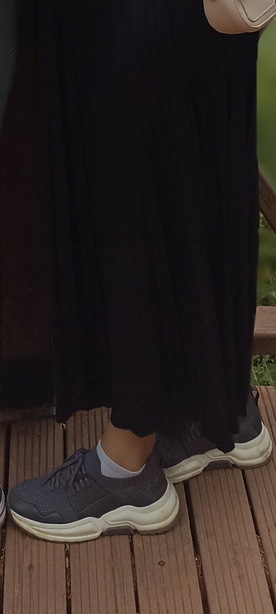 Gri Bağcıklı Kadın Spor Ayakkabı - Görsel 2