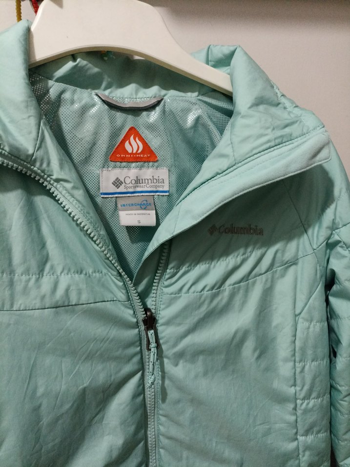 Mavi Yüksek Yakalı İnce Kadın Ceket - Görsel 3