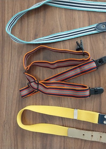 Çocuklar için Renkli Elastik Askı ve Kemer - Görsel 2