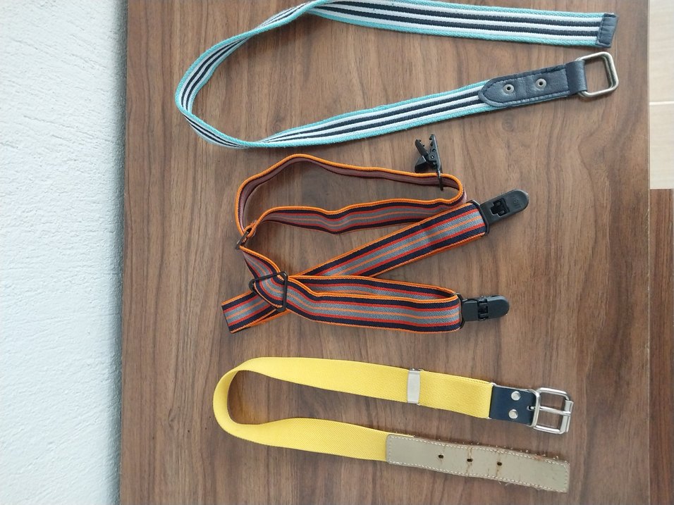 Çocuklar için Renkli Elastik Askı ve Kemer - Görsel 2