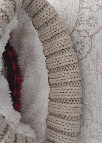 Renkli Bohem Kadın Örgü Bere - Görsel 2