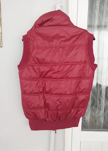 Kırmızı Fermuarlı  unisex Şişme Yelek - Görsel 2