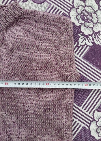 el örgüsü unisex yelek - Görsel 3