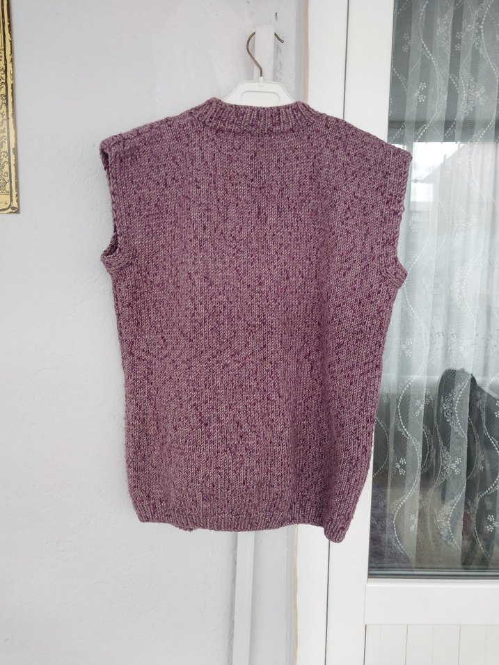 el örgüsü unisex yelek - Görsel 2