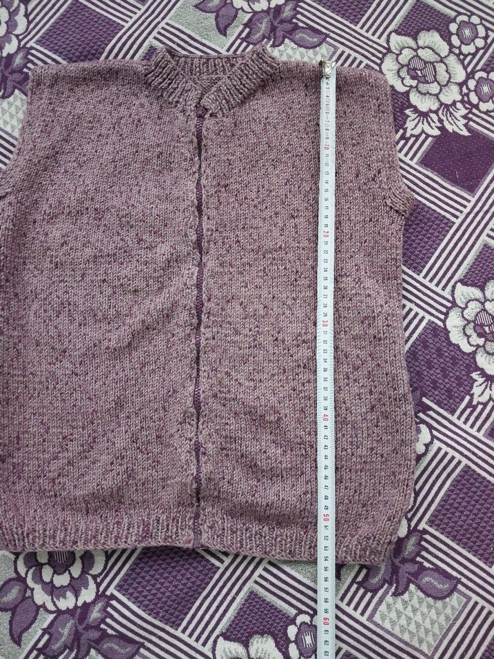 el örgüsü unisex yelek - Görsel 4