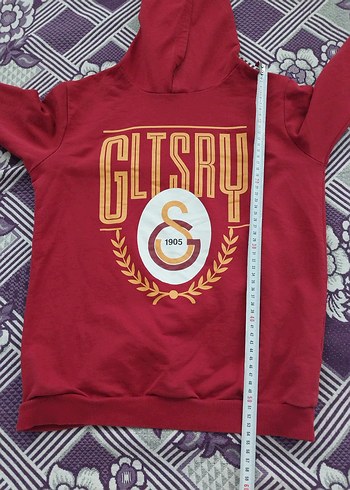 galatasaray lisanslı kapüşonlu sweatshirt - Görsel 5