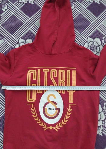 galatasaray lisanslı kapüşonlu sweatshirt - Görsel 4