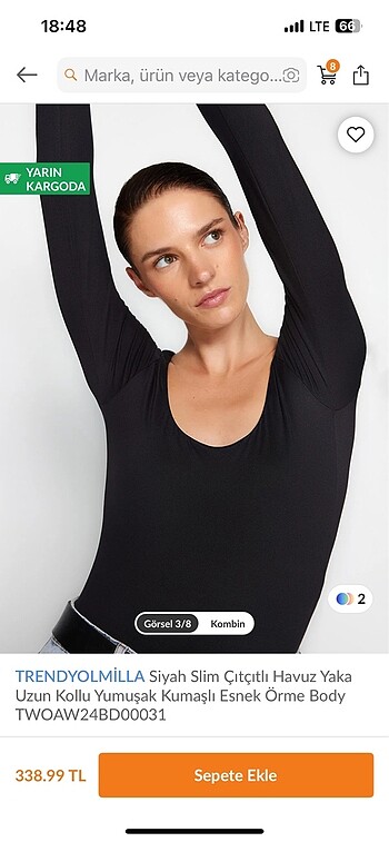 Trendyol & Milla Çıtçıtlı body