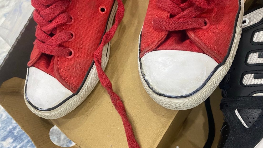 Kırmızı Bağcıklı Kadın Converse - Görsel 3