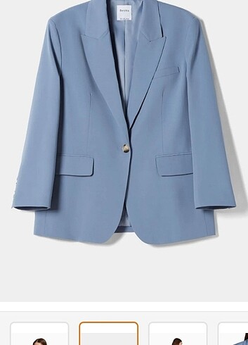 Bershka maskülen blazer 
