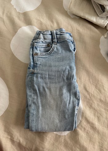 Zara Erkek Çocuk Slim Fit Gri Denim Pantolon