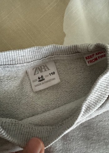 Gri Erkek Çocuk Fermuarlı Sweatshirt