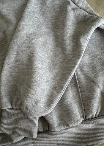Zara Gri Erkek Çocuk Fermuarlı Sweatshirt
