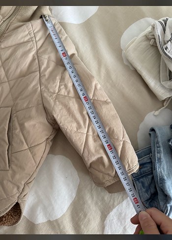 Bej Erkek Çocuk Kürk Detaylı Mont - Görsel 11