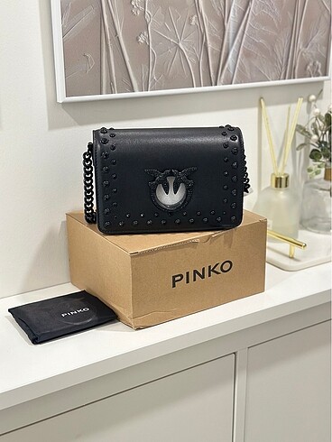 Pinko Orijinal PİNKO deri çanta