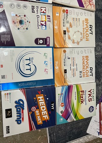 bilgi sarmal acil 345TYT AYT Matematik ve Biyoloji Soru Bankalar