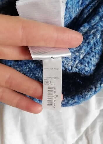 s Beden mavi Renk Defacto mavi hırka 