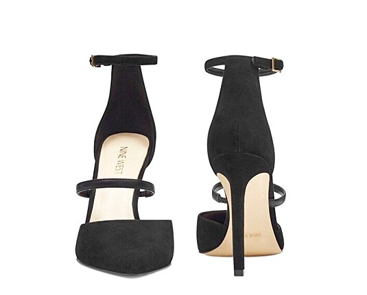 Nine West bilekten bağlamalı ayakkabı süet