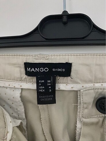 Mango Mango kumaş bej pantalon