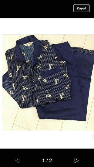 Saten pijama takımı