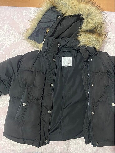 bershka siyah şişme mont
