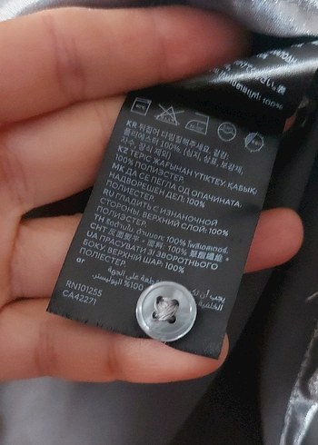 Gri Parlak Kadın Saten Gömlek - Görsel 7