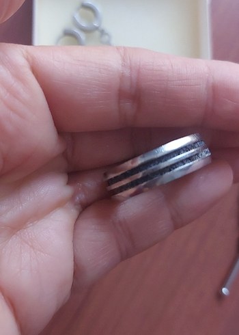 Siyah Baltalı Gotik Erkek Kolye - Görsel 7