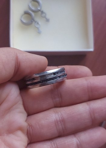 Siyah Baltalı Gotik Erkek Kolye - Görsel 6