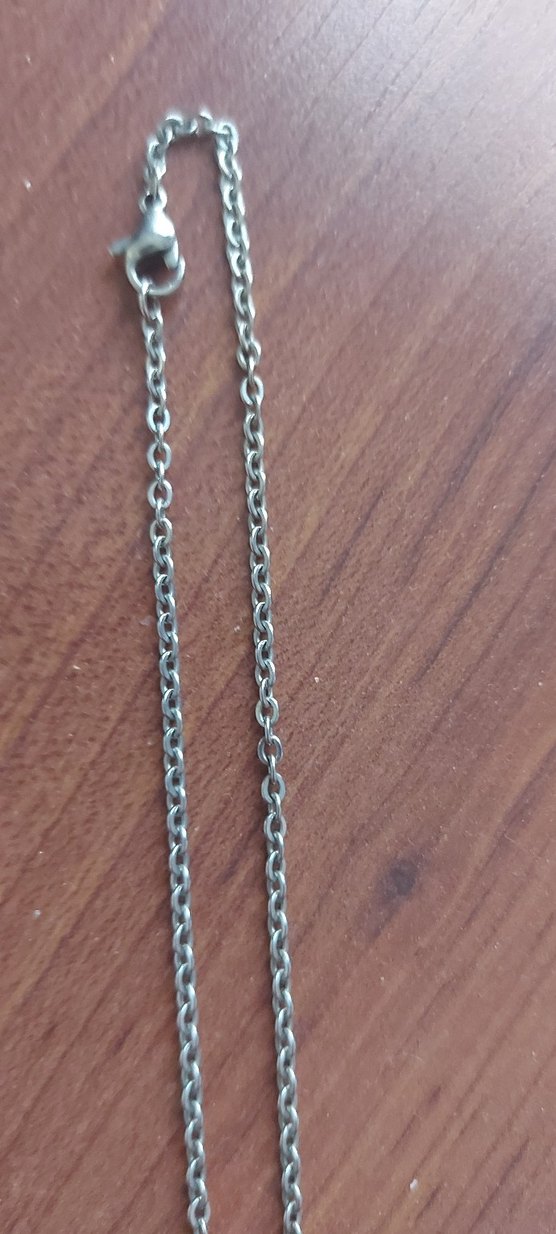 Siyah Baltalı Gotik Erkek Kolye - Görsel 2