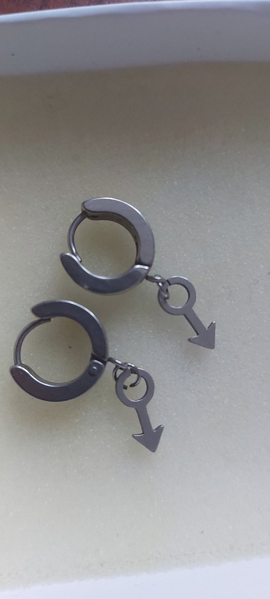 Siyah Baltalı Gotik Erkek Kolye - Görsel 3