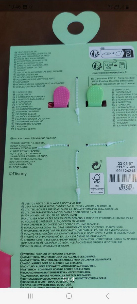 Pembe Baskılı Isı Olmadan Bukle Yapıcı - Görsel 3