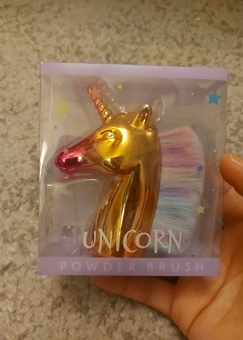 Unicorn powder brush ve lip gloss - Görsel 5