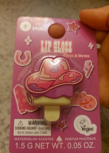 Unicorn powder brush ve lip gloss - Görsel 6