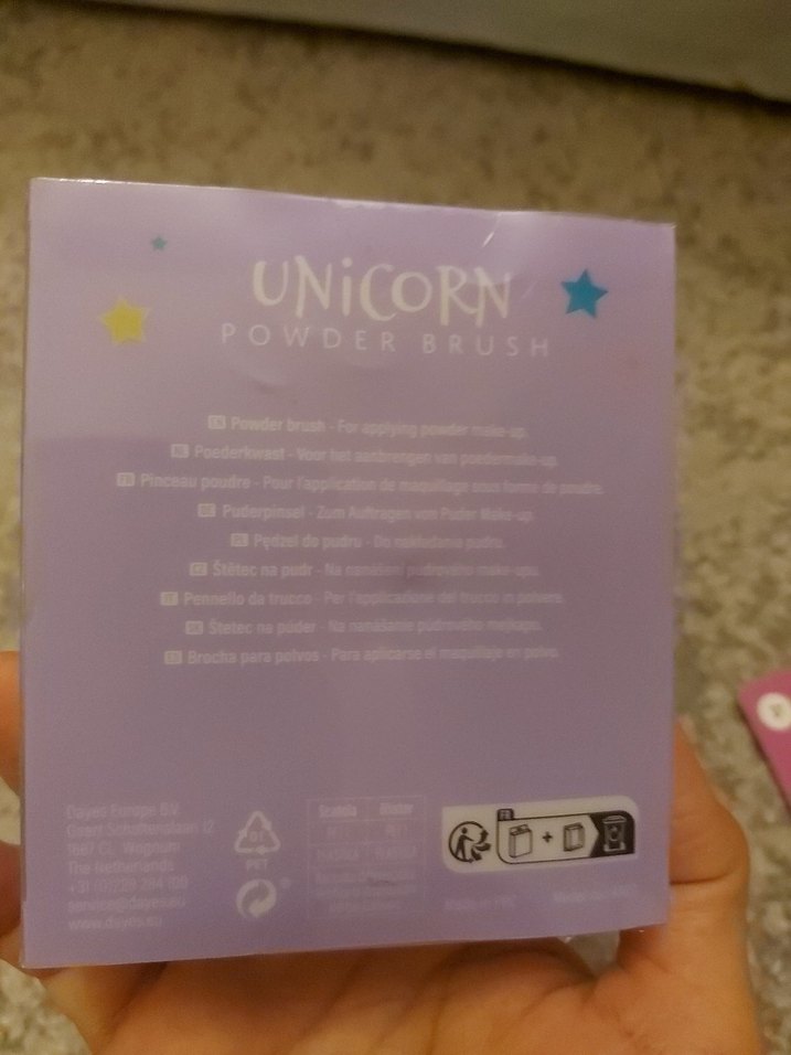 Unicorn powder brush ve lip gloss - Görsel 4