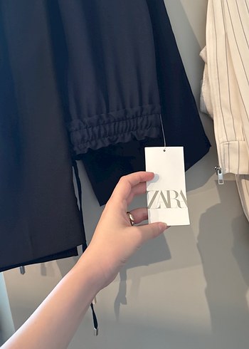 xs Beden Siyah Salaş Midi Kadın Pantolon