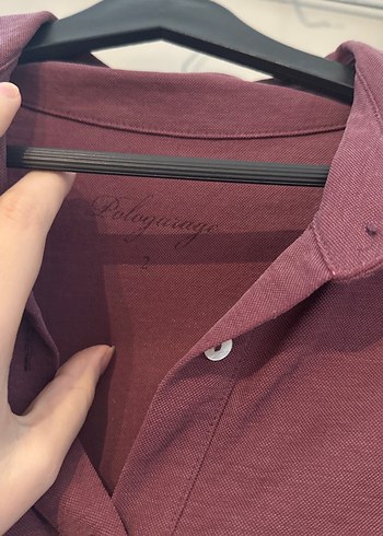 m Beden Bordo sedef Düğmeli elbise