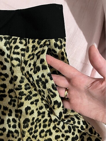 Zara Zara leopar şort etek