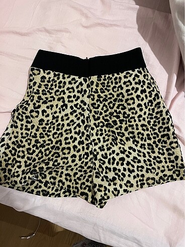 xs Beden kahverengi Renk Zara leopar şort etek