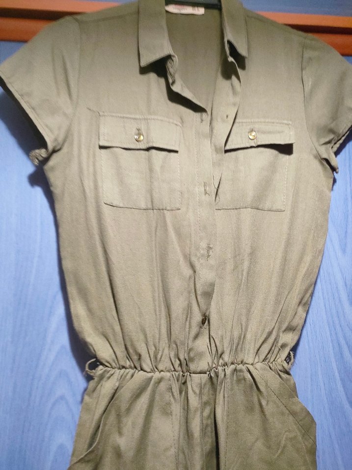 Kadın haki Tulum - Görsel 2