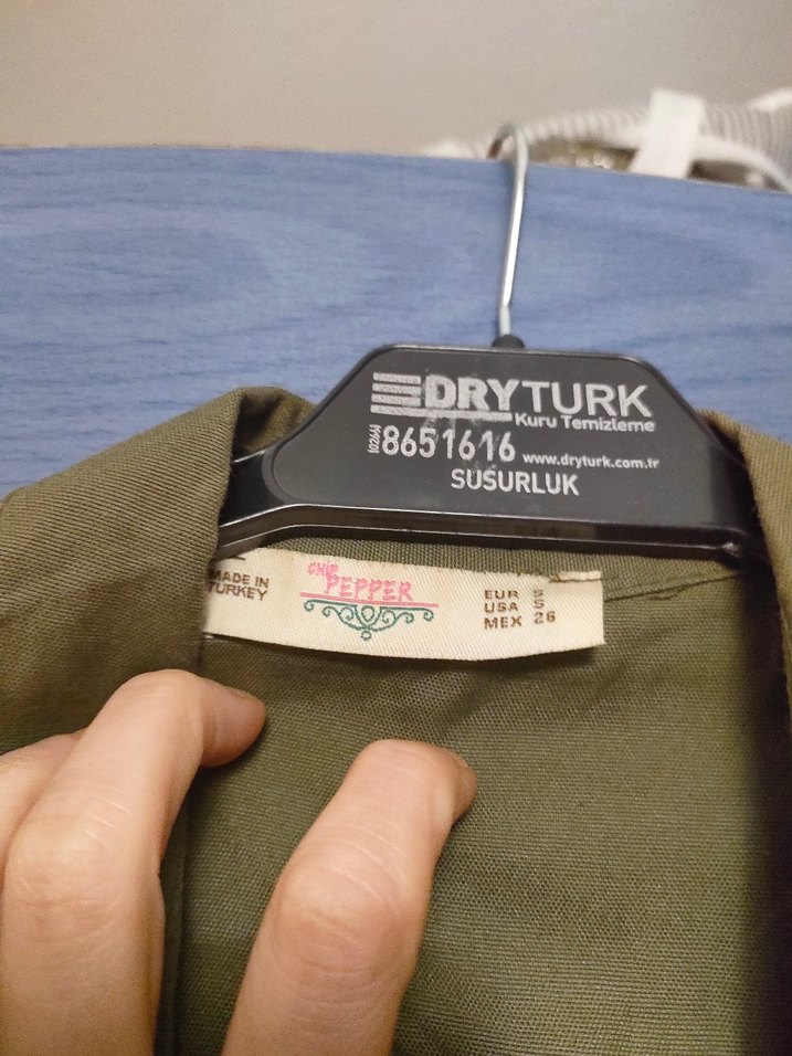 Kadın haki Tulum - Görsel 3