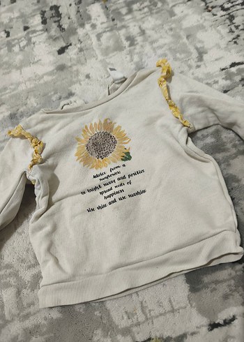 Kız Çocuk Pembe Nakışlı Kapüşonlu Yelek - Görsel 5