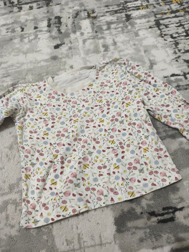 Kız Çocuk Pembe Nakışlı Kapüşonlu Yelek - Görsel 4