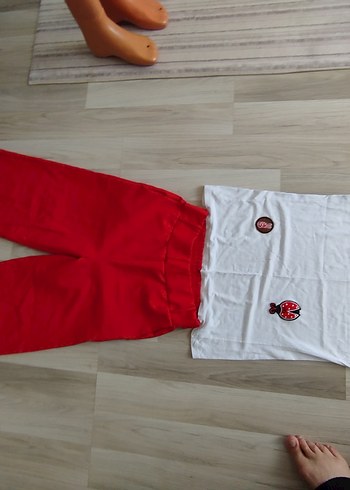 Kırmızı Kadın Rahat Kesim Pantolonu penyesi - Görsel 8