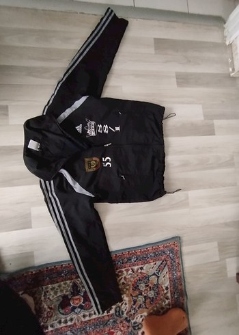 l Beden siyah Renk Siyah Fermuarlı erkek Spor Ceket